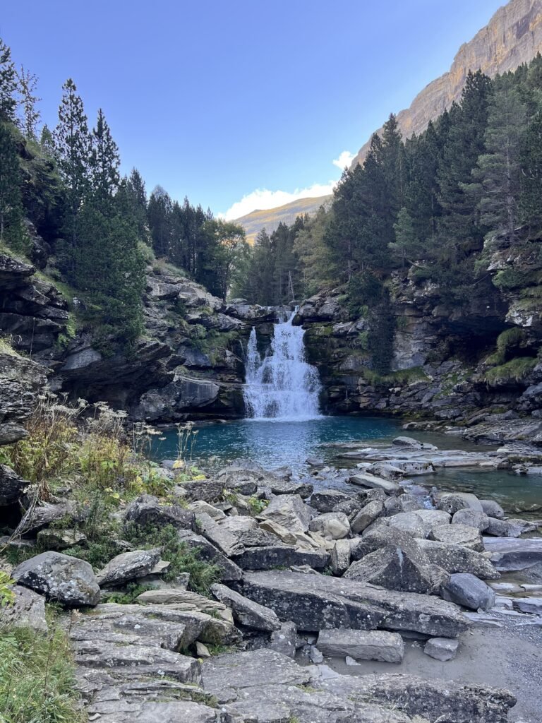 Cascada en la ruta Cola de Caballo, en Ordesa.