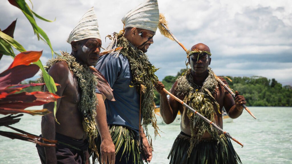 Will Smith en las islas del Pacífico. Imágenes de Pole to Pole (de Polo a Polo), documental de National Geographic.